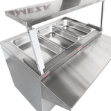 Mesa Fría Con Gabinete 3 Enteros INMEZA FACTORY MFG3