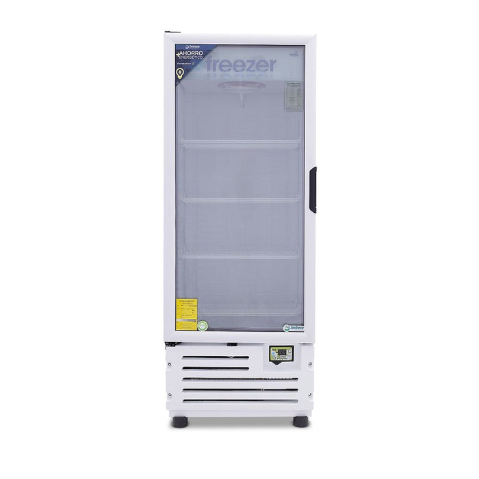 Congelador Vertical 1 Puerta Cristal Luz Led 16 Pies (1028946) Imbera VFS16 C