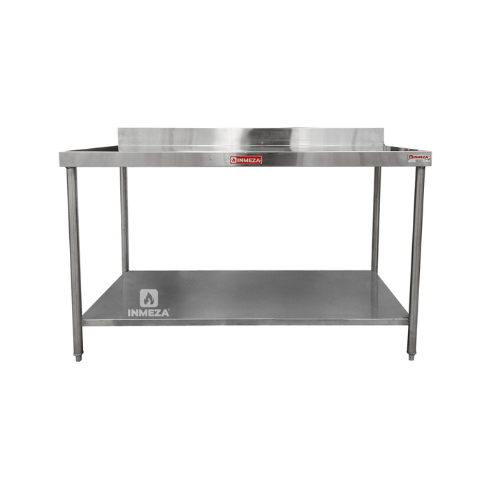 Mesa de Trabajo 1.38 m Pared Con Entrepaño INMEZA FACTORY MP138IE