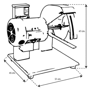 JR CP-20 CP29 CORTADORA POLLO ACERO INOXIDABLE 1/2 HP (0CP20) Procesadores Alimentos / Ralladores / Cortadores JR 