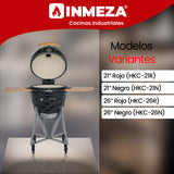 Horno Kamado Cerámica Multifuncional Acabado Diamante (Variantes/ Tamaño y color)