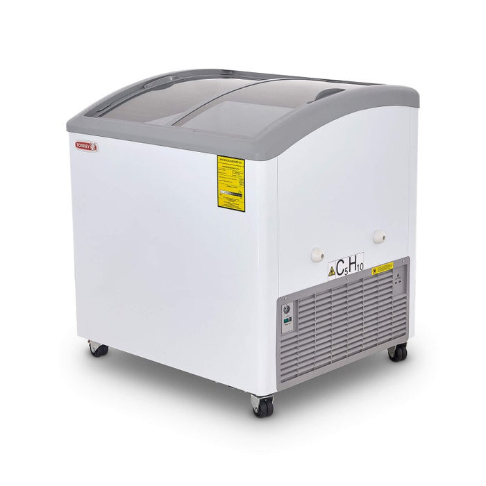 Congelador Horizontal Tapa Cristal Curvo 170L Torrey CHC-80CR