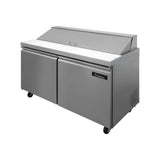 Mesa Para Ensaladas 2 Puertas 17 Pies Icehaus ME-2P-SS-02