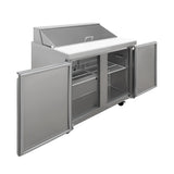 Mesa Para Ensaladas 2 Puertas 9 Pies Icehaus ME-2P-SS-03