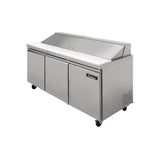 Mesa Para Ensaladas 3 Puertas 19 Pies Icehaus ME-3P-SS-01