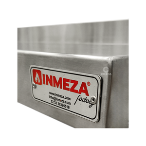 INMEZA MP200iE Mesa Pared 200 x 70 s/borde c/entrepano pata inox