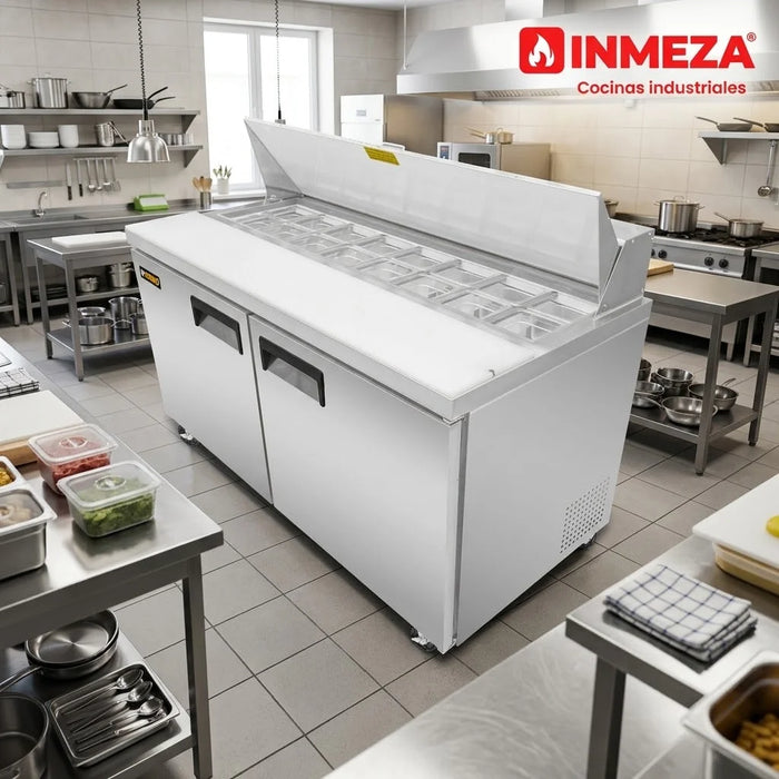 Mesa Refrigerada de Preparación 15.2 Pies Rhino MERSAL-60
