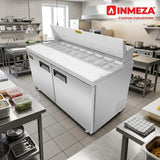 Mesa Refrigerada de Preparación 15.2 Pies Rhino MERSAL-60