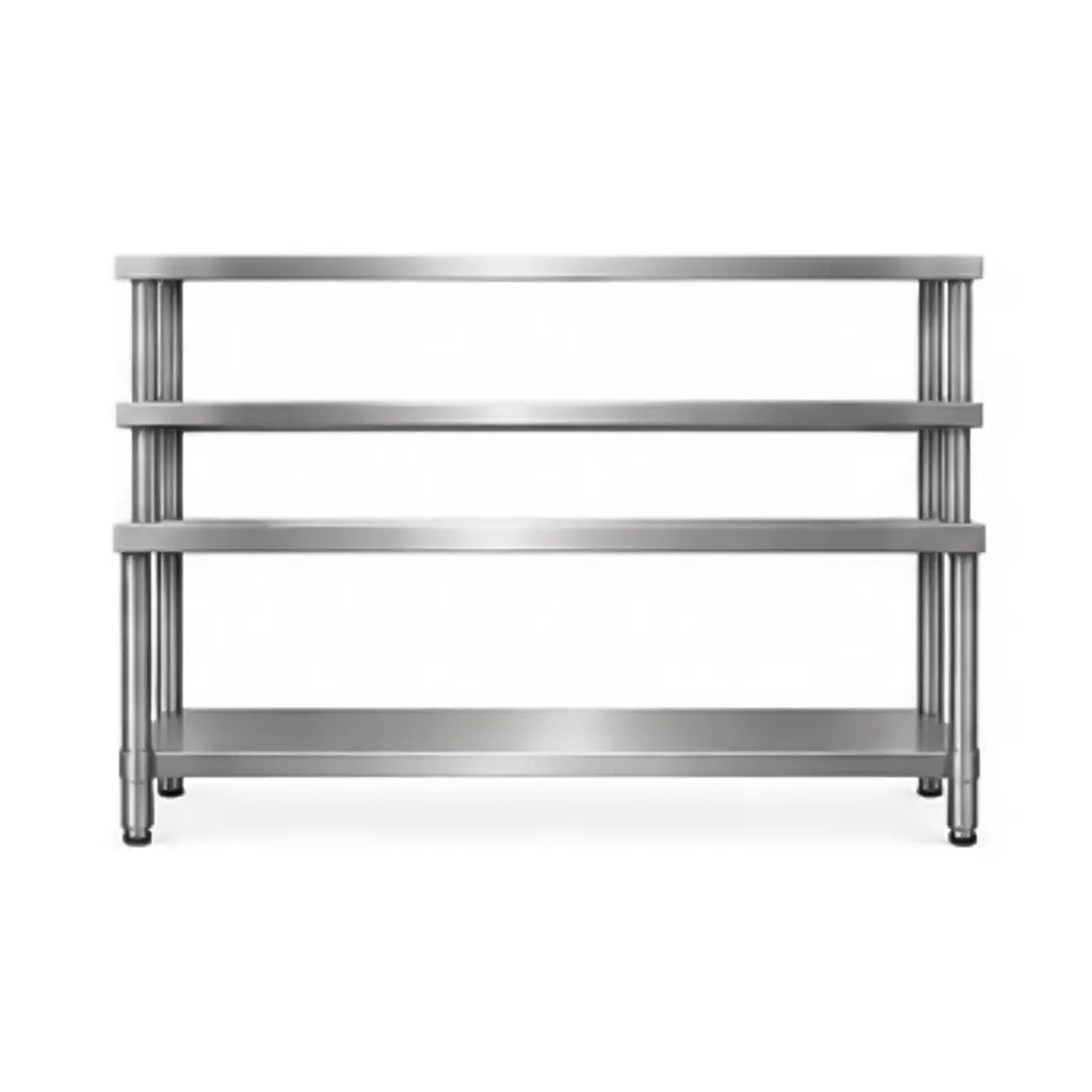 Mesa Tipo Isla Doble Repisa INMEZA FACTORY M2R-180