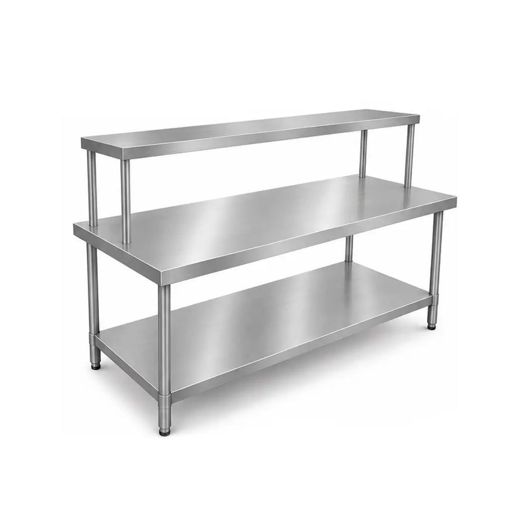 Mesa Tipo Isla con Repisa INMEZA FACTORY MR-140