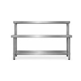 Mesa Tipo Isla con Repisa INMEZA FACTORY MR-180
