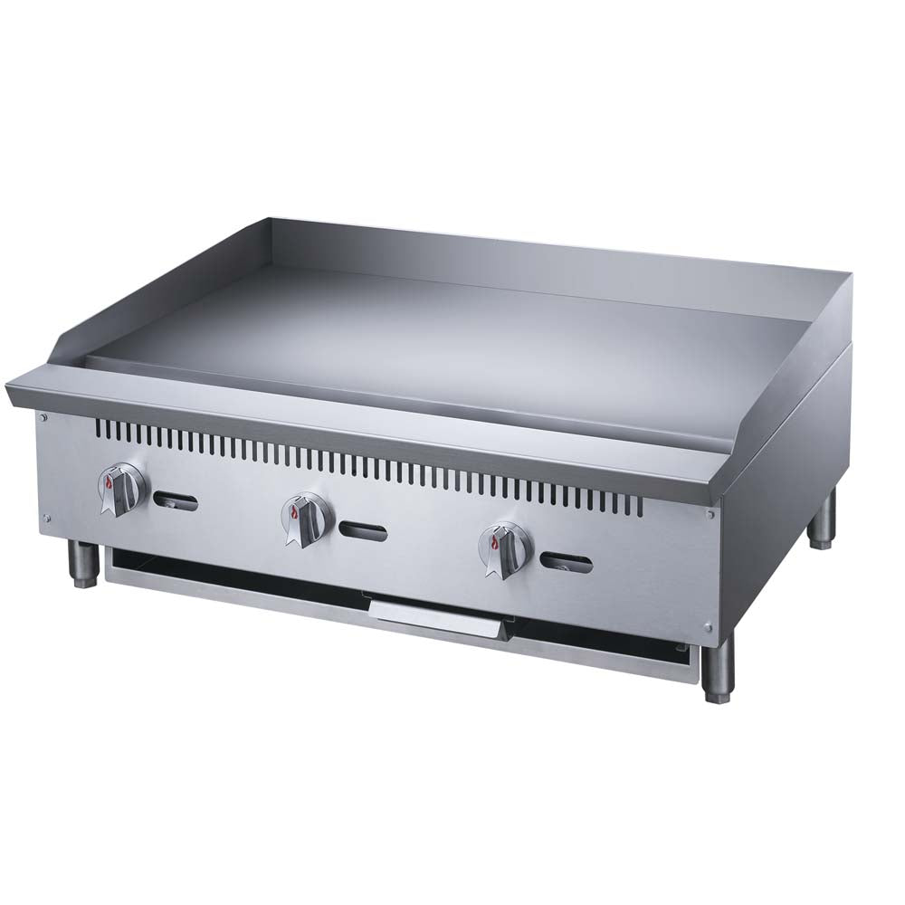 Plancha Comercial A Gas LP 3 Quemadores Migsa MGRG-36-MG-LP