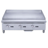 Plancha Comercial A Gas Natural 3 Quemadores Migsa MGRG-36-MG-GN