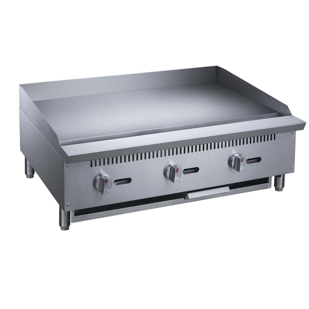 Plancha Comercial A Gas Natural 3 Quemadores Migsa MGRG-36-MG-GN