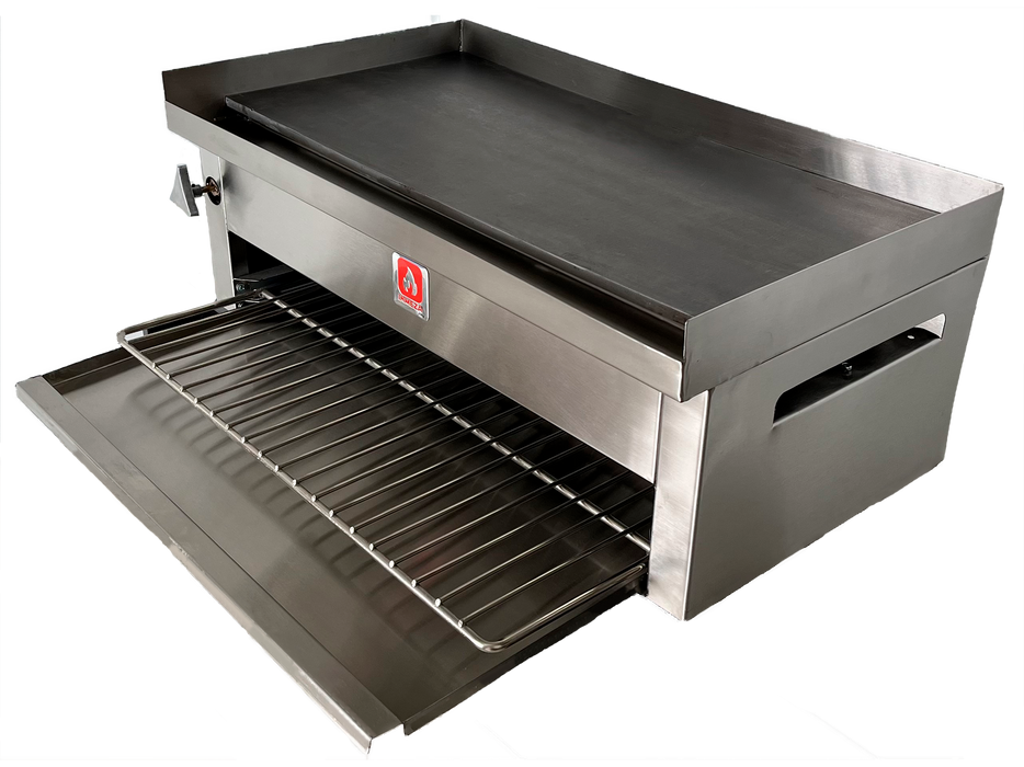 Plancha Frontal a Gas LP 1 Quemador INMEZA FACTORY PLAFI LP