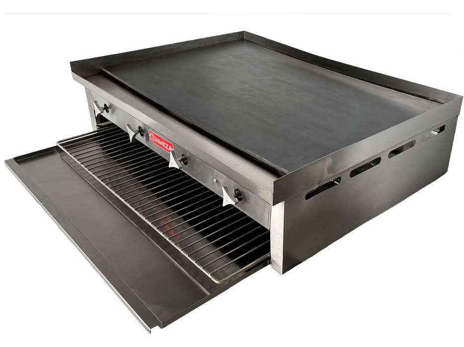 Plancha Grande a Gas LP 4 Quemadores INMEZA FACTORY PLAGI LP