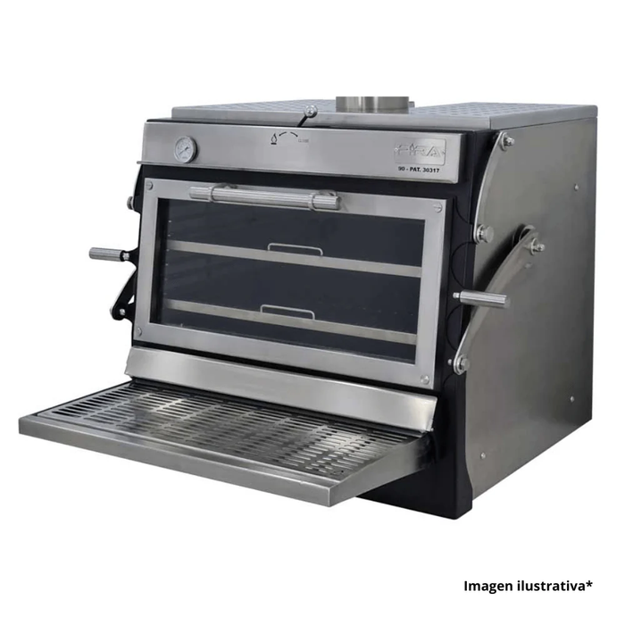 Horno 90 Lux Ed Para Carbón Y Leña 140 Comensales Pira 500.104