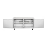 Congelador Bajo Barra 2 Puertas 15 Pies Icehaus CBB-2P-SS-02
