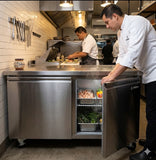 Refrigerador Bajo Barra 2 Puertas 15 Pies Icehaus RBB-2P-SS-02