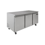 Refrigerador Bajo Barra 3 Puertas 17 Pies Icehaus RBB-3P-SS-01