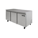 Refrigerador Bajo Barra 3 Puertas 17 Pies Icehaus RBB-3P-SS-01