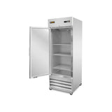 Refrigerador Vertical Acero Inox Puerta de Cristal 23 Pies Rhino REVECRI-23