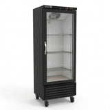 Refrigerador Vertical Vinil Negro 1 Puerta Cristal 220V 17 Pies Asber ARM-17 HC 220