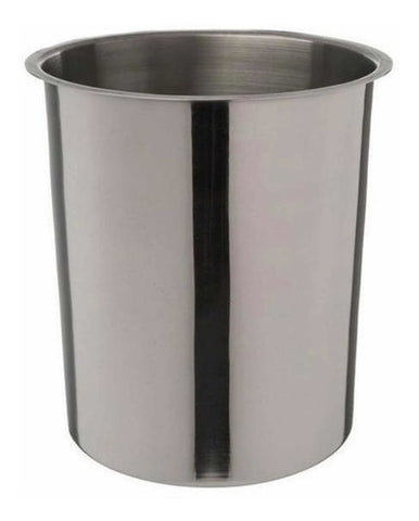 ISBW SLBM005 BW726 Recipiente Redondo Inoxidable para Baño Maria 6 Qt (5.68 lt)