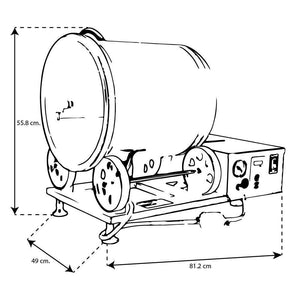 TORREY MV-25 MV25 MARINADORA AL VACIO CARNE 25 KG ACERO INOXIDABLE (0MV25) Marinadoras TORREY 