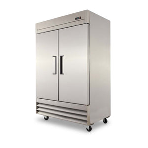 TORREY CVSA-47UI CSCVSA47002 CONGELADOR VERTICAL INOXIDABLE DOBLE PUERTA SÓLIDA 47 PIES CUBICOS.