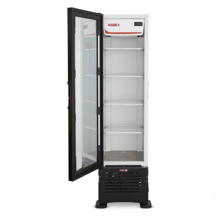Refrigerador Vertical Exhibidor 1 Puerta Cristal 8 Pies Torrey TVC08