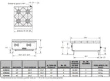 VULCAN VCRH12 Estufa de mesa a Gas para restaurantes 30.48 cm