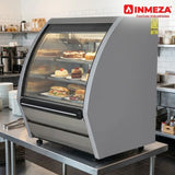 Vitrina Delicatessen Exhibidora Vidrio Curvo 91.5cm Acero Inox Torrey DRD3-LS-AI
