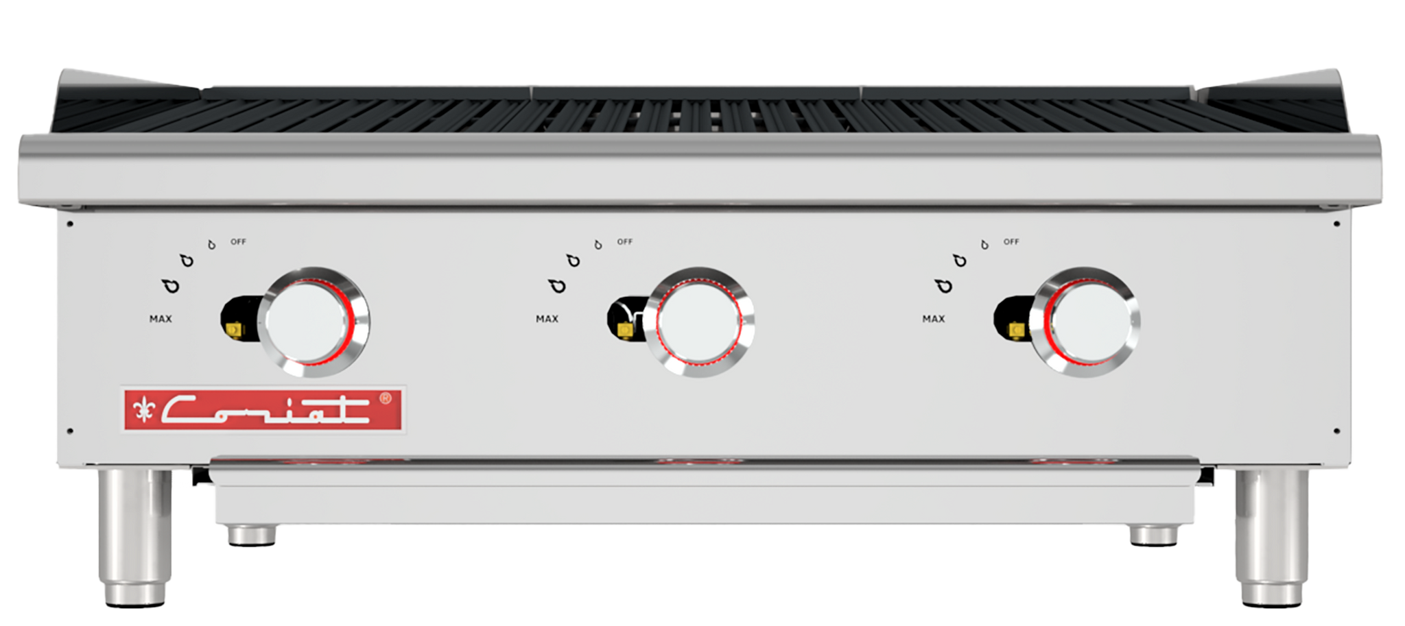 CORIAT ACV-3 DE MESA MASTER PREMIUM Asador a gas, con 3 parrillas reversibles. 10010311