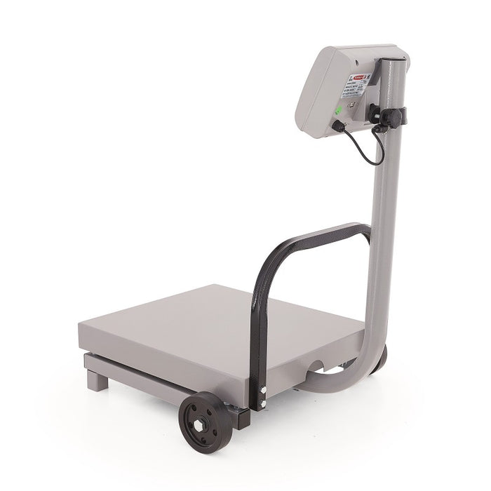 Bascula con Plataforma de Recibo Movil Uso Rudo, Pesa Kilos y Libras Acero Inox 500Kg Torrey FS500-AI