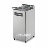 Freidora Eléctrica De Piso P/18 Lts Metalcubas FOE18P