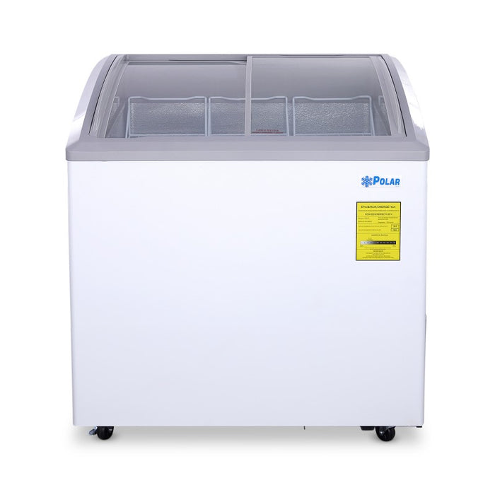 Congelador Horizontal Tapa Cristal Curvo 152L Polar CH-200CR