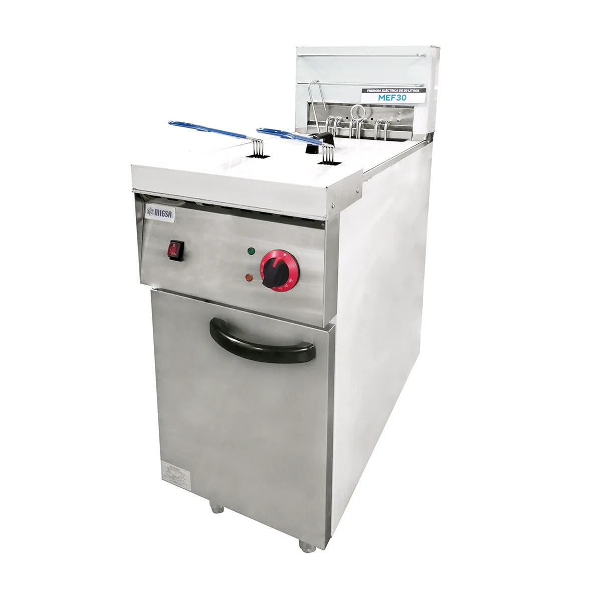 Freidora Electrica De Piso De 30 L 10 Kw 220V Migsa MEF-30