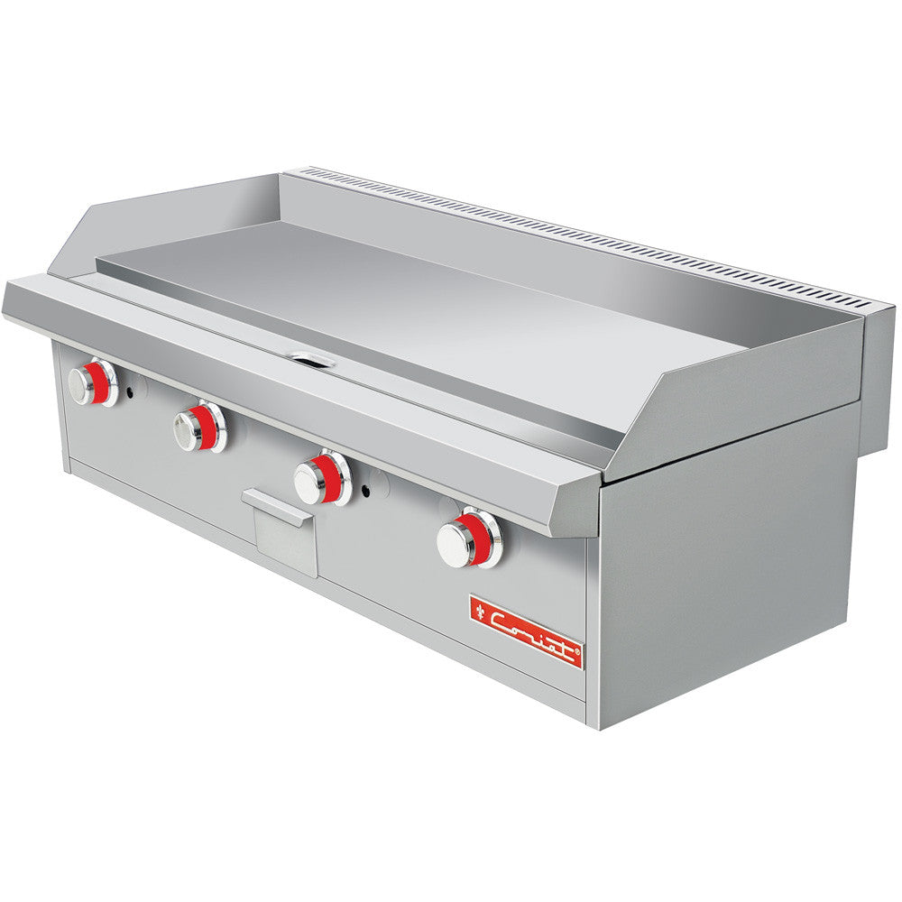 CORIAT CH-4 DE MESA PETIT PREMIUM Plancha a gas, con 4 quemadores tubulares, placa de 3/4" de espesor. 26010811