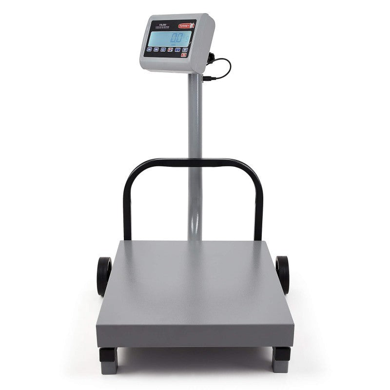 Bascula con Plataforma de Recibo Movil Uso Rudo, Pesa Kilos y Libras 250Kg Torrey FS250