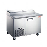 Mesa Refrigerada Preparación Pizza 1 Puerta Acero Inox + Plus 340L Torrey  MFP-44 1P