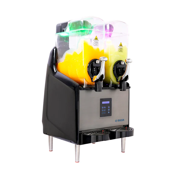 Granita 2 Tazones 12L con Iluminación Multicolor Migsa X-II