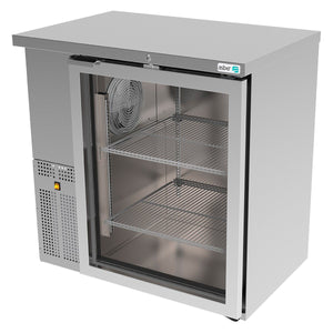 Asber ABBC-24-36-SG-HC Refrigerador Contrabarra 1 Puerta para 250 Latas ENVÍO POR COBRAR Refrigeracion ASBER 