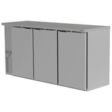 ASBER ABBC-24-72-S-HC Refrigerador de Contrabarra 3 Puertas Envío por Cobrar Refrigeracion ASBER 