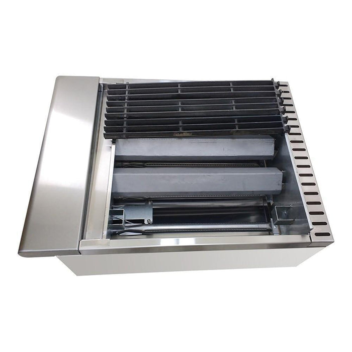 ASBER AERB-24 Asador Radiante de 24" Acero Inoxidable Envio por Cobrar Asadores ASBER 