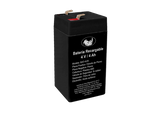 Rhino BAT-4VR Bateria Recargable Plomo Acido 4V / 4Ah