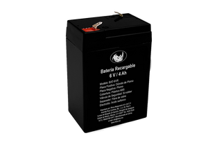 Rhino bat-6vr bateria recargable plomo acido 6v / 4ah