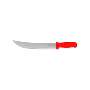 Caledonia cabic-10r cuchillo bistecero curvo 10" rojo