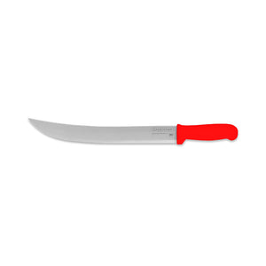 Caledonia cabic-14r cuchillo bistecero curvo 14" rojo