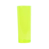 FORTE 21313-A Vasos de Policarbonato Fluorescentes Amarillos (CAJA CON 100 PIEZAS)